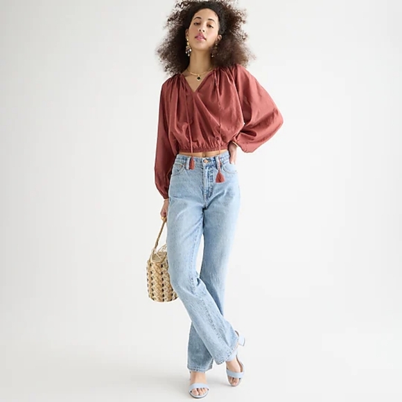 J. Crew Boot Jeans in Light Indigo Wash, 32 - Picture 1 of 7